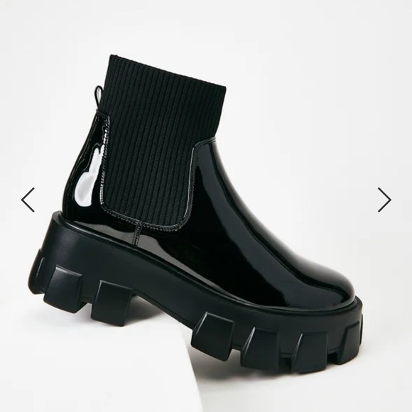 Platform lug sole booties - Picture 2 of 7